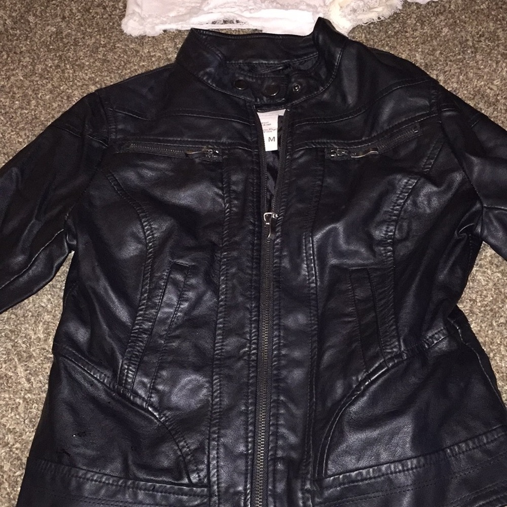 American rag leather jacket